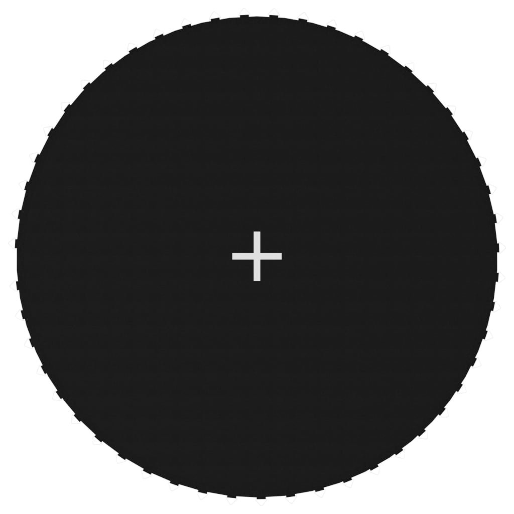 vidaXL Telo da Salto Nero per Trampolino Rotondo di 10 Piedi/3,05 m