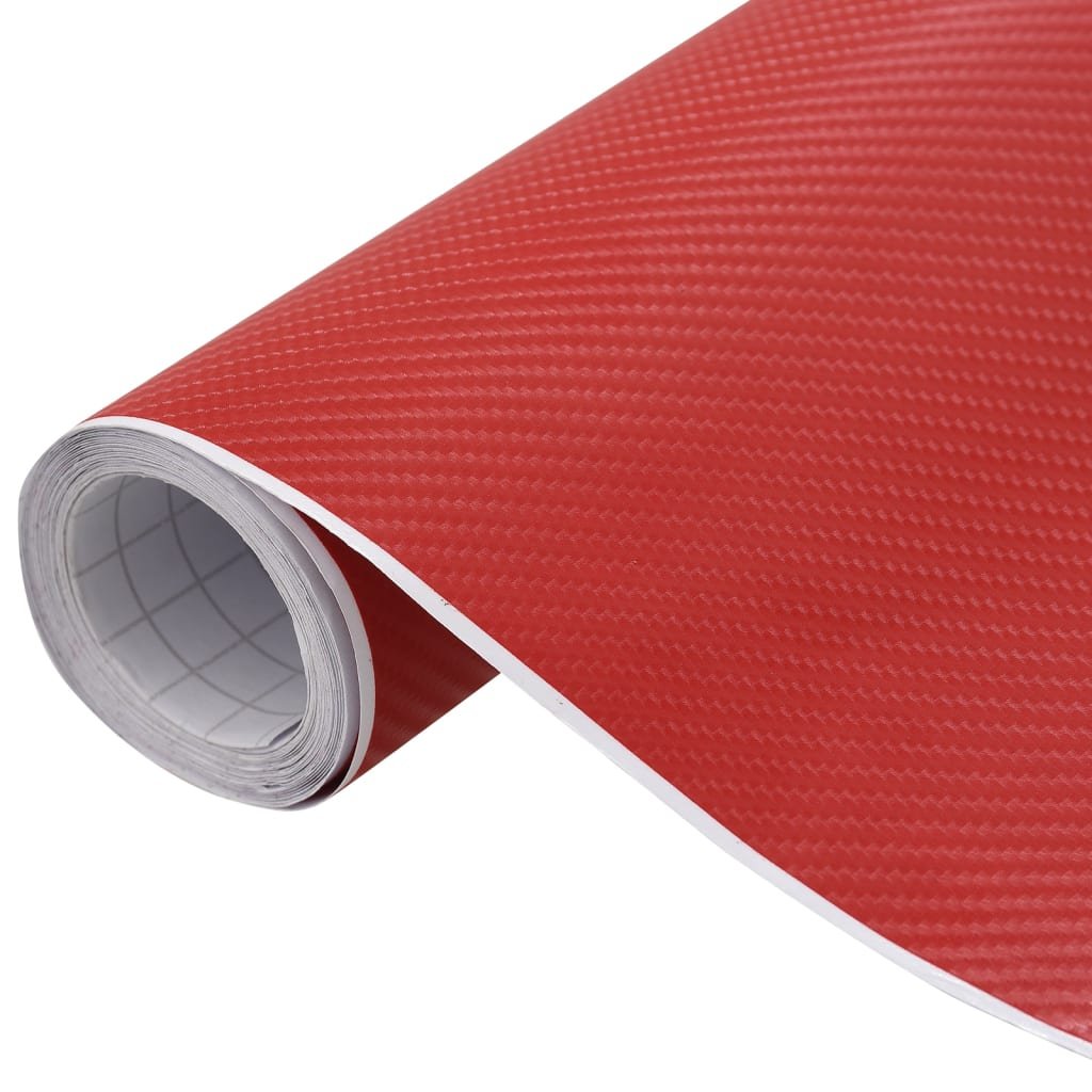 vidaXL Pellicole per Auto 2 pz 4D Rosse 100x150 cm